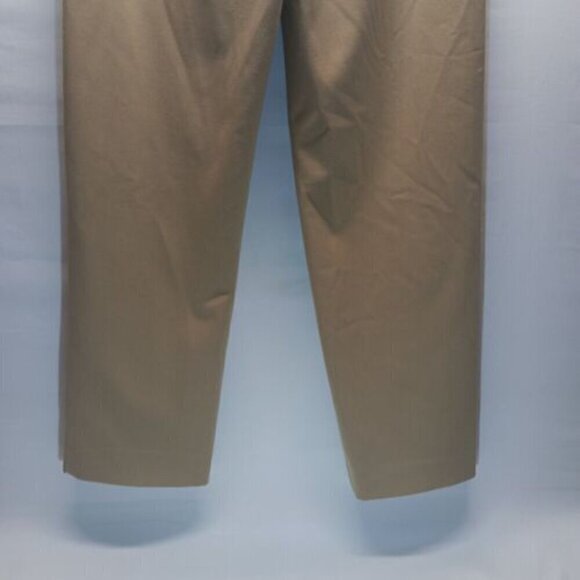 Talbots Ladies Size 6 Khaki Dress Slacks Stretch Front Zip Pockets EUC - Picture 6 of 8
